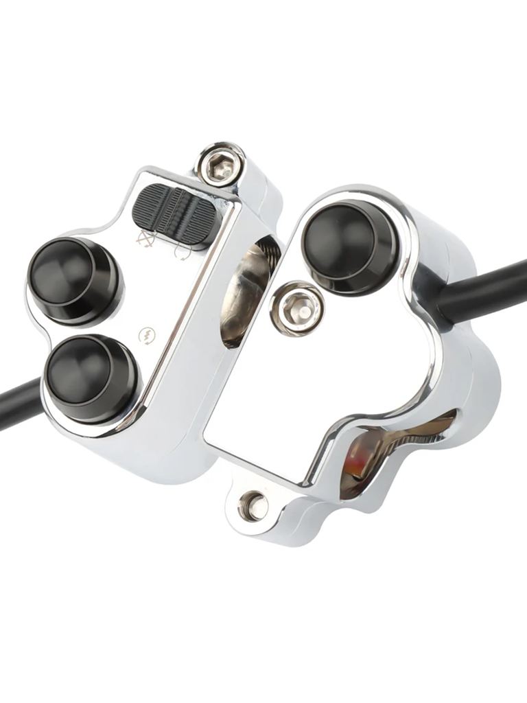 【並行輸入品】 バイク 二輪用ハンドルバースイッチ 7/8 インチ 22mm ハーレー ホンダ カワサキ スズキ用バイク 二輪スイッチ 信号 スターターボタン
