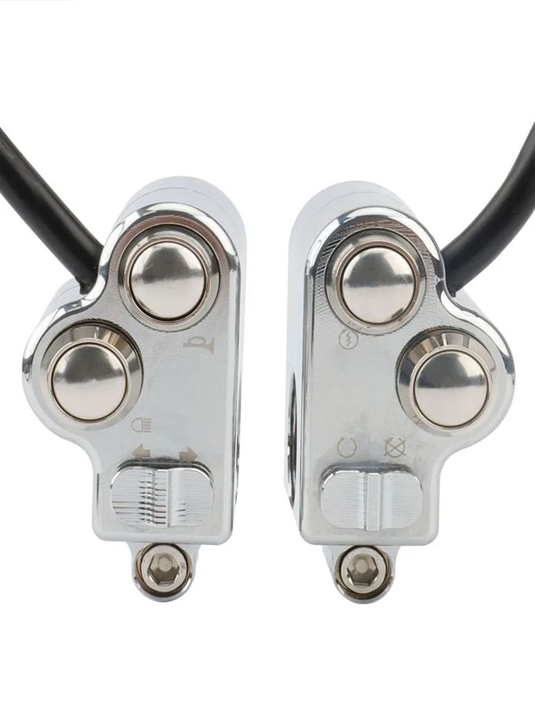 【並行輸入品】 バイク 二輪用ハンドルバースイッチ 7/8 インチ 22mm ハーレー ホンダ カワサキ スズキ用バイク 二輪スイッチ 信号 スターターボタン