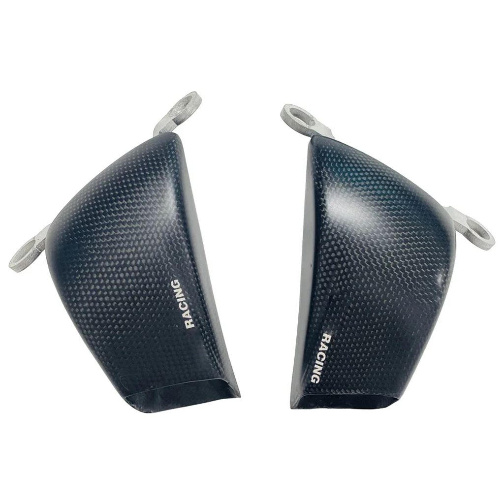 【並行輸入品】100 mmバイクカーボンフロントブレーキエアダクトキャリパーラジエーターカバーケースホンダ CBR650R CB650R