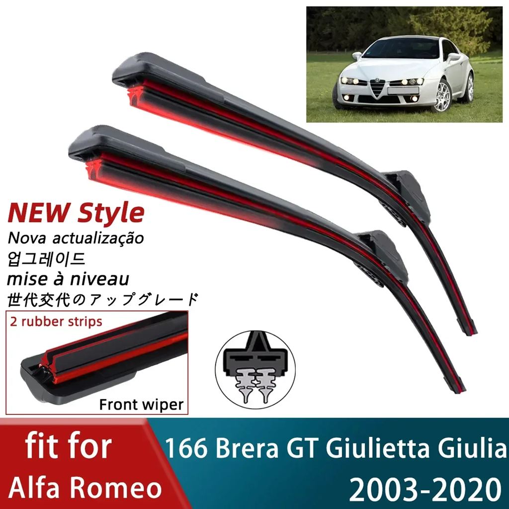 並行輸入品】ダブルゴムワイパーアルファロメオ 166 ブレラ GT 