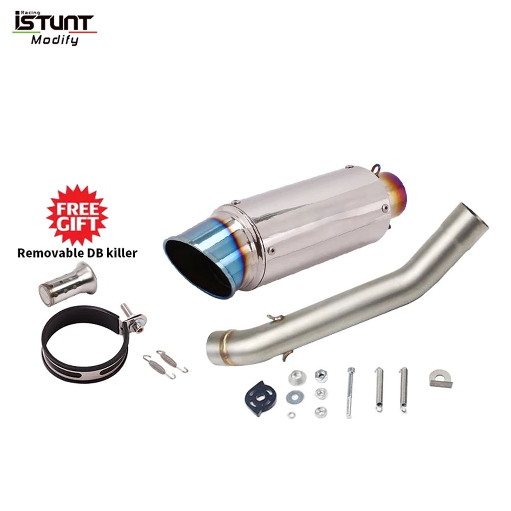 【並行輸入品】カワサキZ750 Z 750-2004用 バイク 二輪エキゾースト ミッドリンク サイレンサーキラースリップオンエキゾーストの画像
