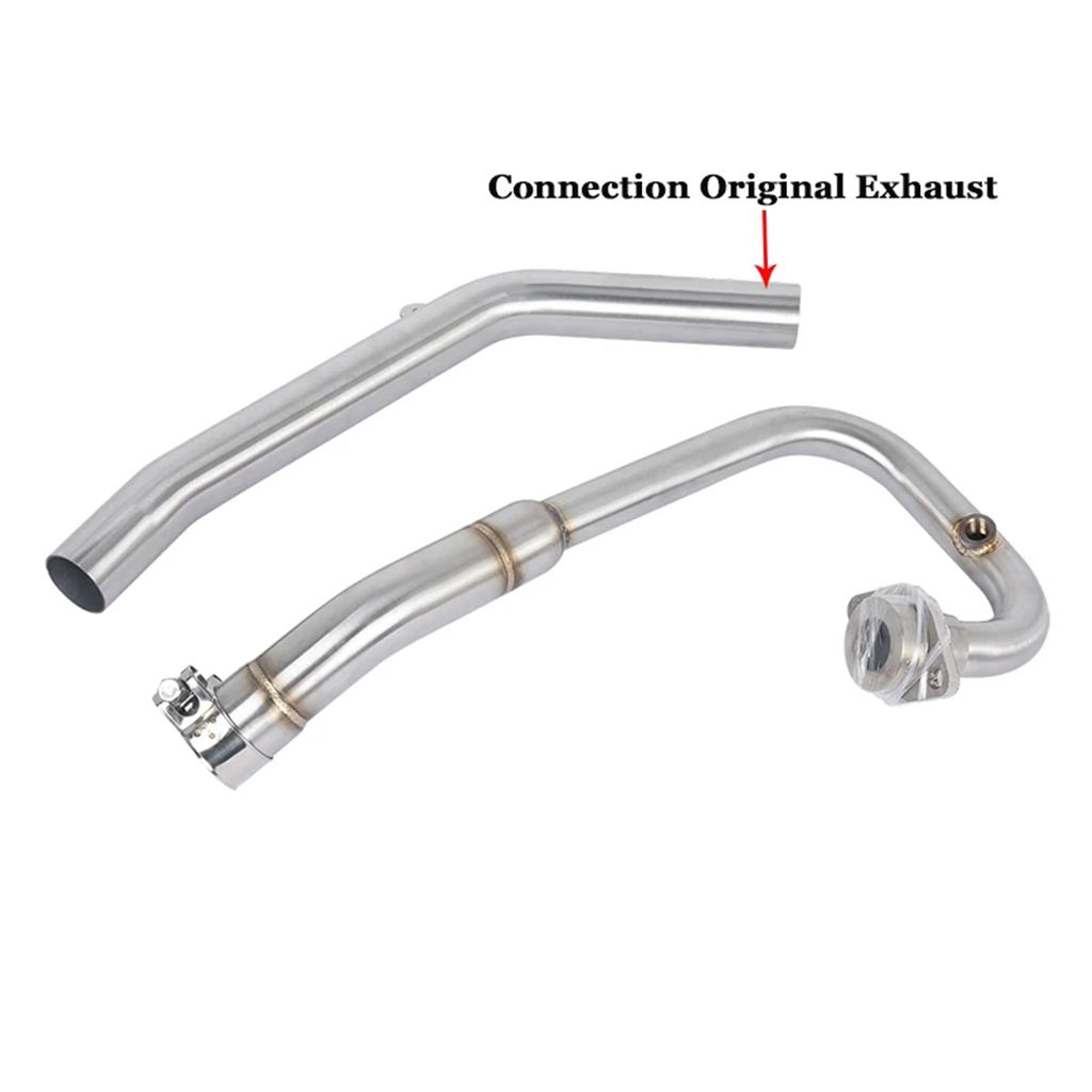 並行輸入品】バイク 二輪エキゾーストサイレンサー ステンレスパイプ