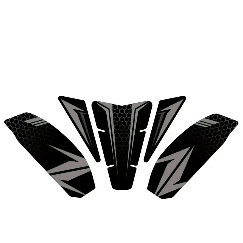 並行輸入品】ZH2 バイクタンクパッドプロテクター革つや消しステッカー