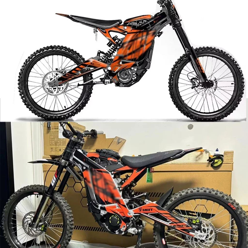 【並行輸入品】電動オフロードバイクカスタムステッカーボディ装飾保護シェルデカール Surron SUR-RON ライト蜂 X S
