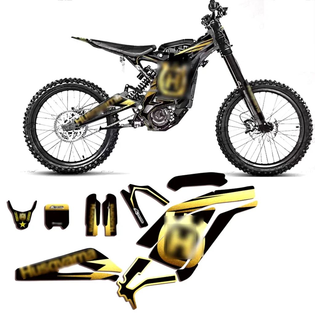 【並行輸入品】電動オフロードバイクカスタムステッカーボディ装飾保護シェルデカール Surron SUR-RON ライト蜂 X S