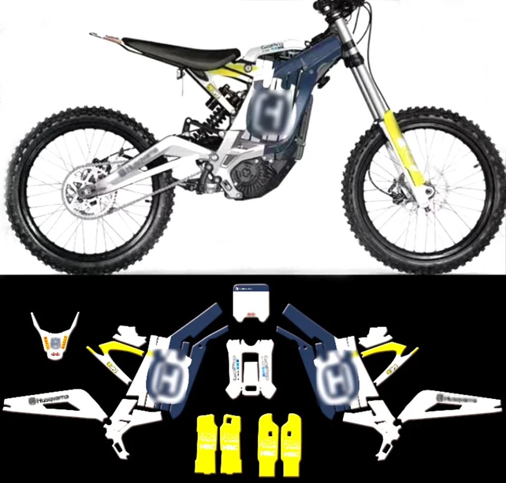 【並行輸入品】電動オフロードバイクカスタムステッカーボディ装飾保護シェルデカール Surron SUR-RON ライト蜂 X S