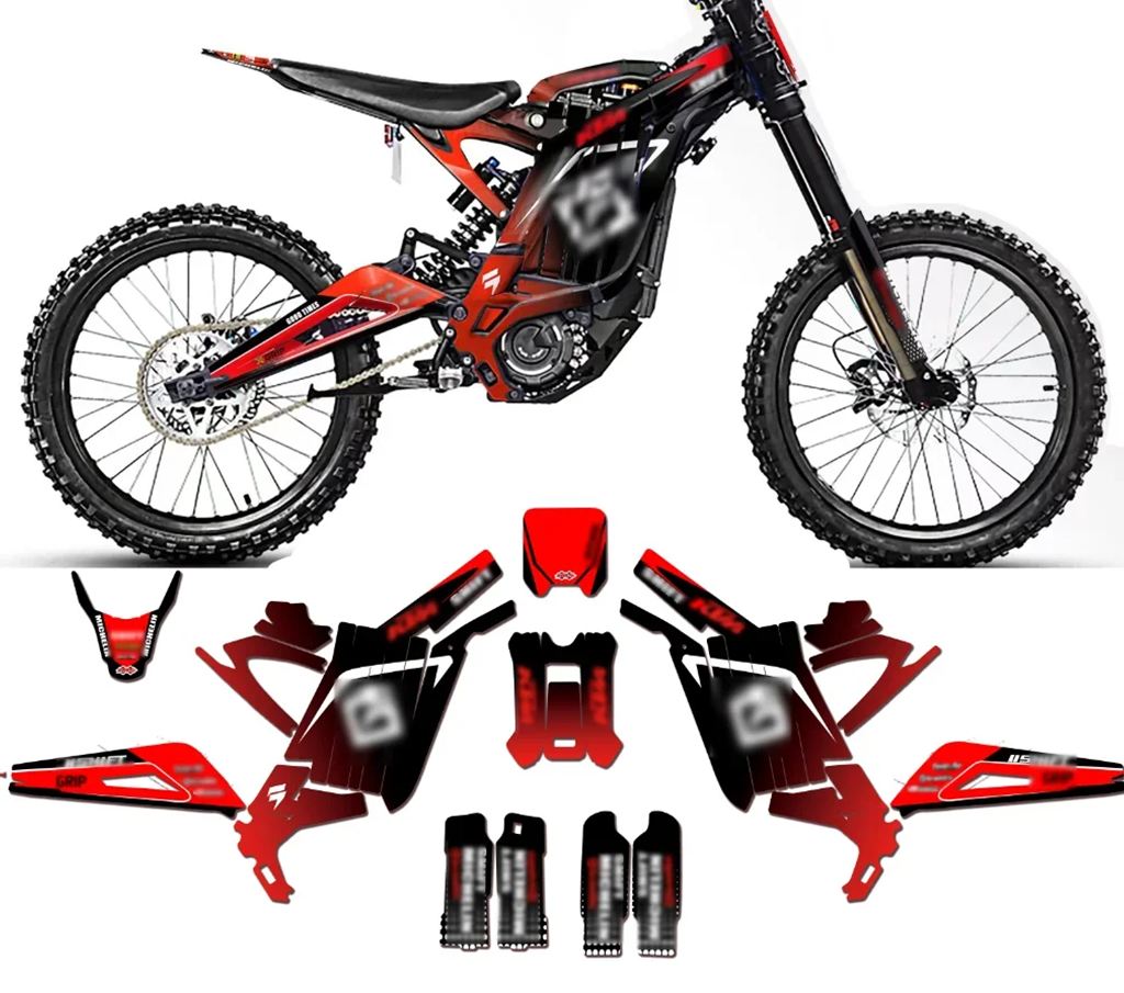 【並行輸入品】電動オフロードバイクカスタムステッカーボディ装飾保護シェルデカール Surron SUR-RON ライト蜂 X S