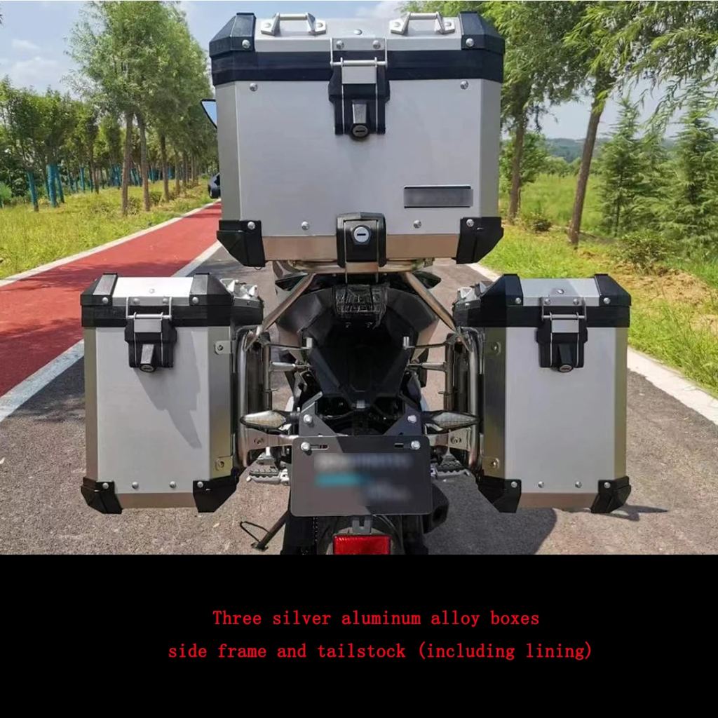 【並行輸入品】落下防止ステンレスバンパー アルミニウム合金 クイックリリース 3ボックスエッジボックスフレーム cfmoto 650mt mt650