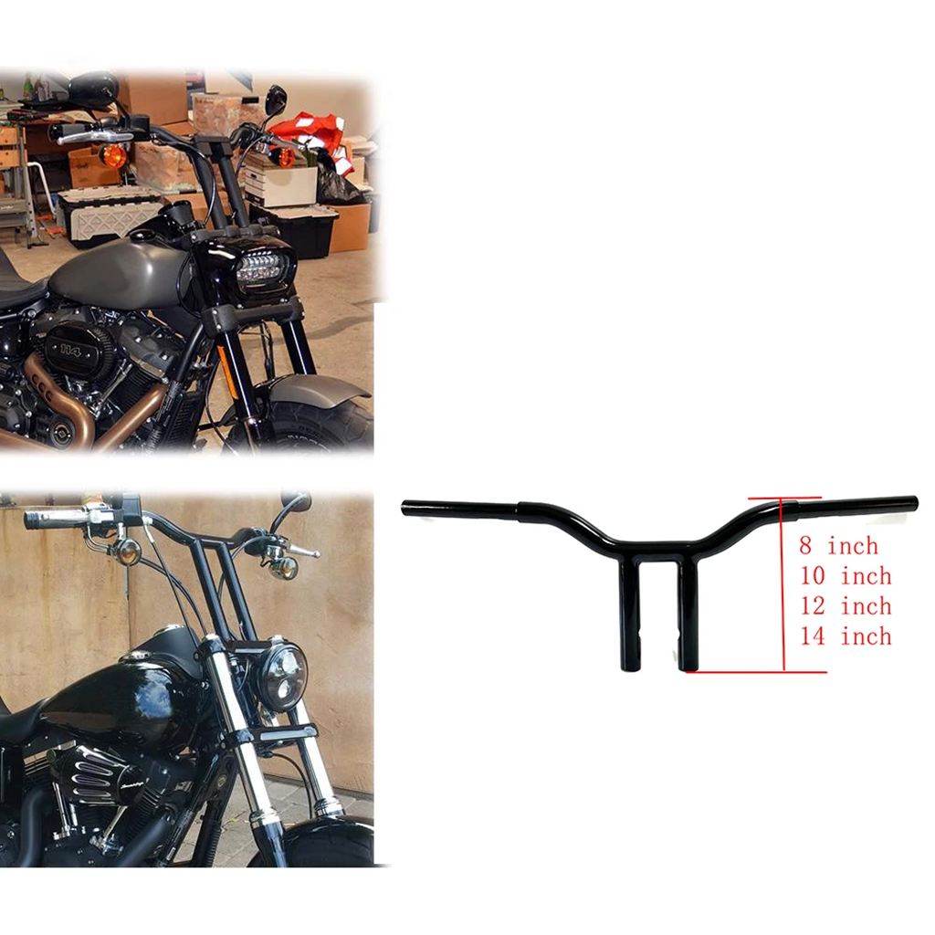 【並行輸入品】1.25 inch T-Bar Handlebar Drag Bar For Harley Sportster XL883 XL1200 X48 Dyna Low Rider street Bobの画像