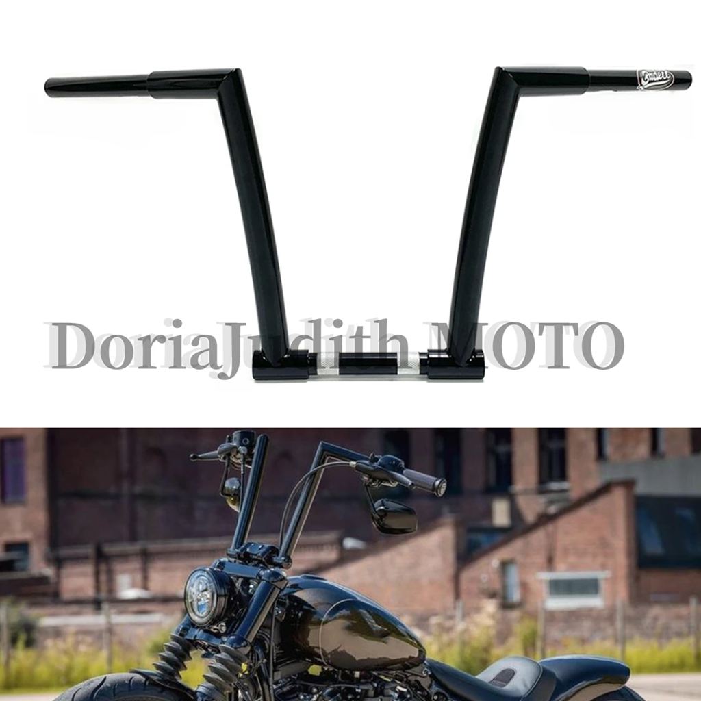 【並行輸入品】カスタムバイクハンドルバー ハーレーソフトテール クラシックデラックス ロードキング ローライダー ファットボーイ ストリートボブ 32mm 1-の画像