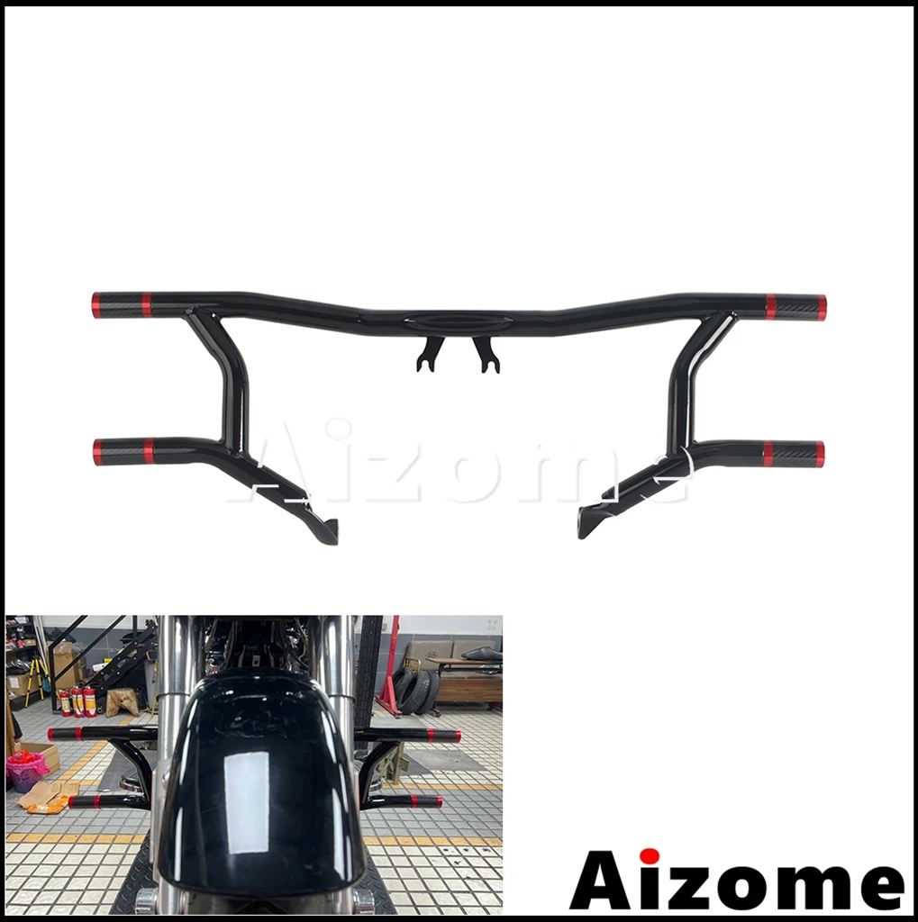 【並行輸入品】クラッシュバープロテクタースライダーエンドバイク保護バーハーレーツーリングエレクトラグライドロードキングロードグライドCVO 13-25用_14