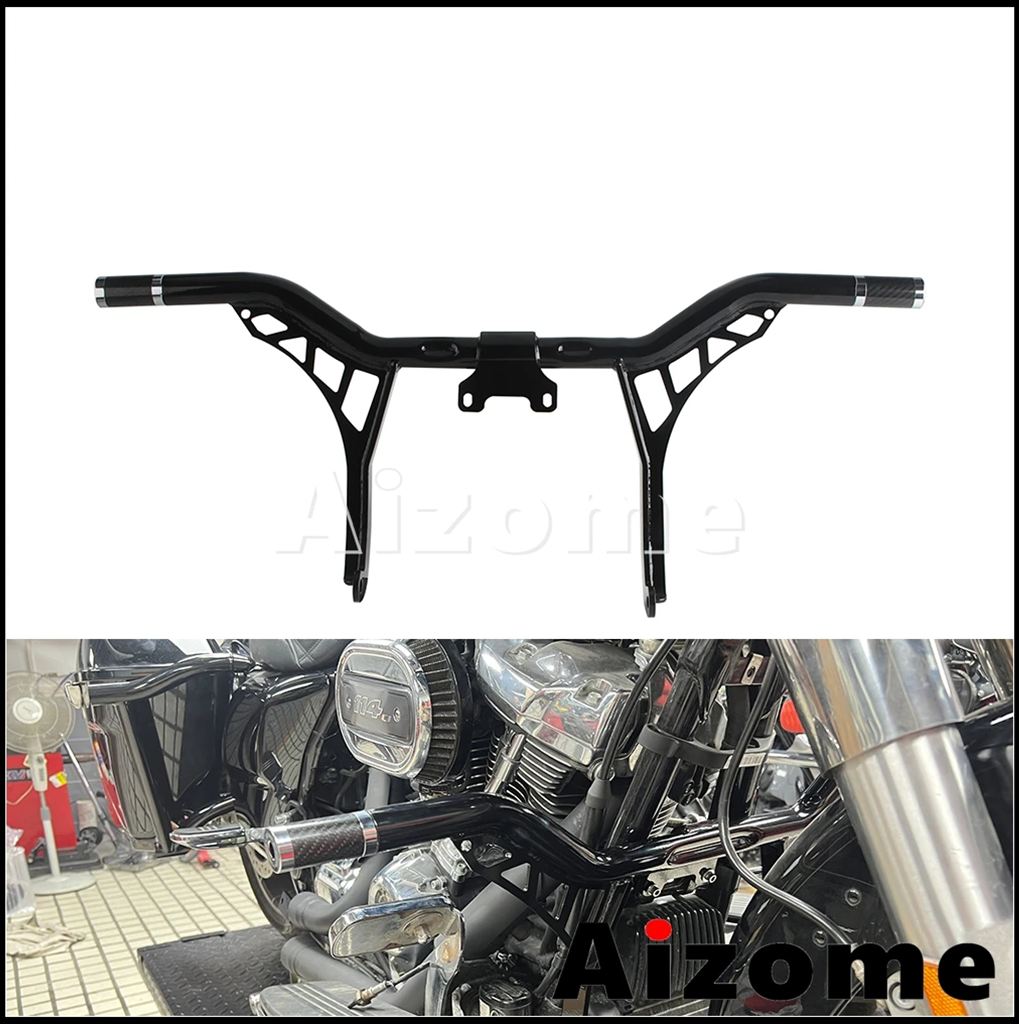 【並行輸入品】32 mmエンジンクラッシュバーガードバイクバンパープロテクターハーレーツーリング FLHT FLHTCU FLHFB FLHTP FLRT FLHX FLHXST FLHXS 14-24の画像