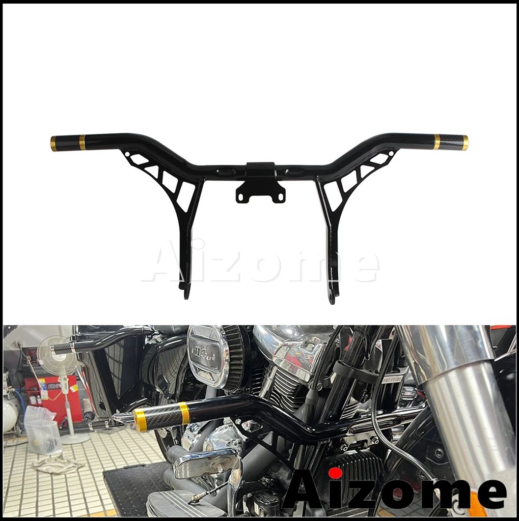 【並行輸入品】32 mmエンジンクラッシュバーガードバイクバンパープロテクターハーレーツーリング FLHT FLHTCU FLHFB FLHTP FLRT FLHX FLHXST FLHXS 14-24の画像