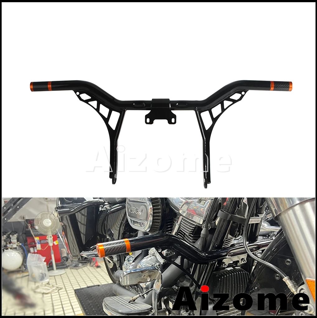 【並行輸入品】32 mmエンジンクラッシュバーガードバイクバンパープロテクターハーレーツーリング FLHT FLHTCU FLHFB FLHTP FLRT FLHX FLHXST FLHXS 14-24の画像