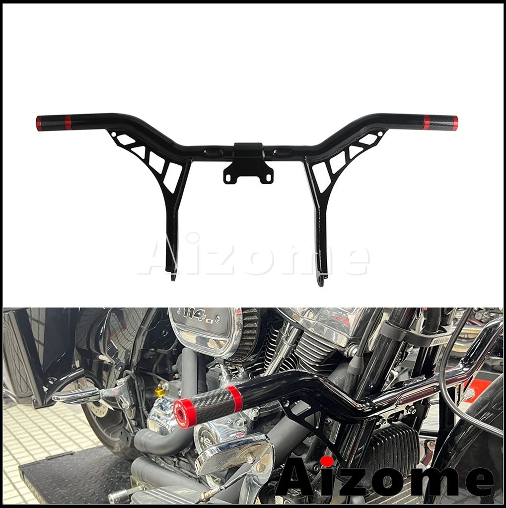 【並行輸入品】32 mmエンジンクラッシュバーガードバイクバンパープロテクターハーレーツーリング FLHT FLHTCU FLHFB FLHTP FLRT FLHX FLHXST FLHXS 14-24の画像