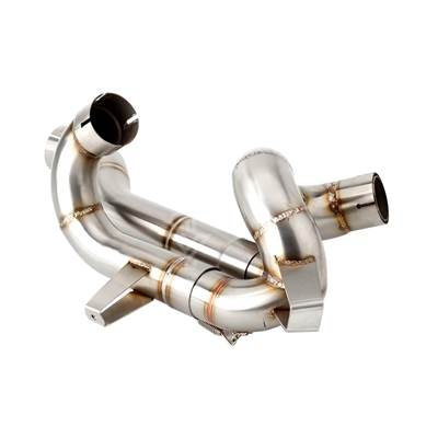 【並行輸入品】 バイクエキゾーストサイレンサー マルチストラーダv4 s v4s ピークエスケープ用スリップオンパイプ 2021 2022の画像