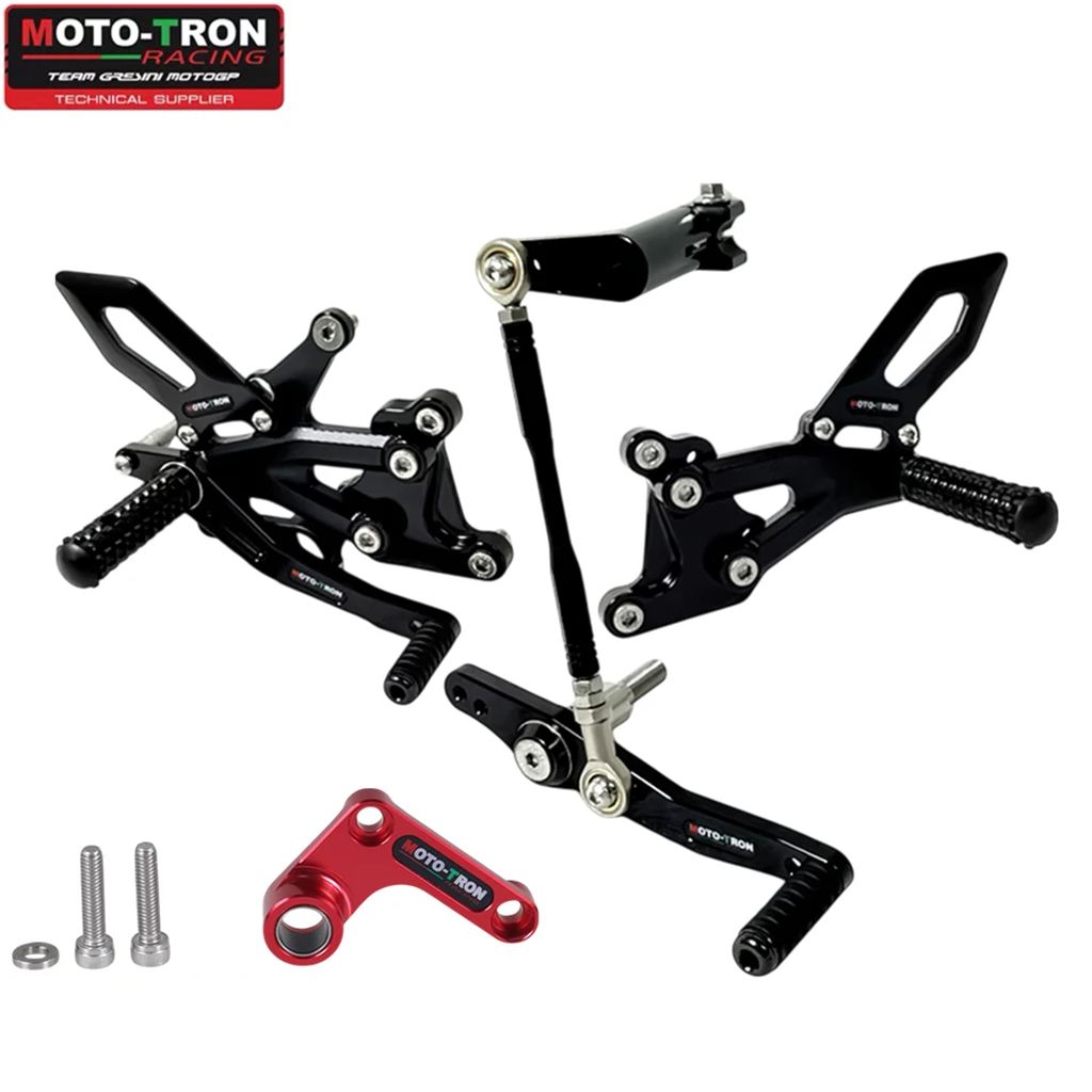 【並行輸入品】MOTO-TRON バイク CNC リアセットリアセットフットレストフットレストトライアンフ 765RS 2020-2021-2022-2023-2024-2025の画像