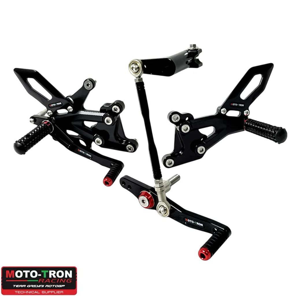 【並行輸入品】MOTO-TRON バイク CNC リアセットリアセットフットレストフットレストトライアンフ 765RS 2020-2021-2022-2023-2024-2025の画像