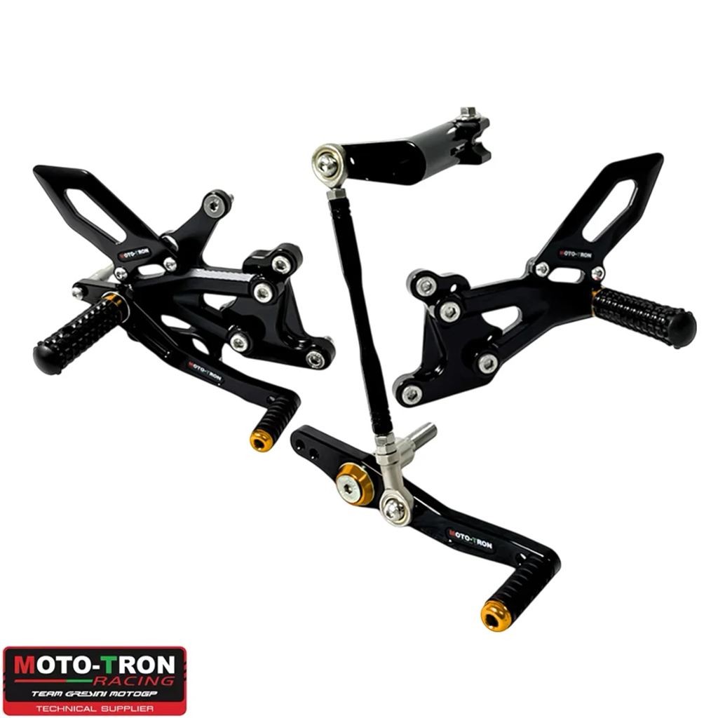 【並行輸入品】MOTO-TRON バイク CNC リアセットリアセットフットレストフットレストトライアンフ 765RS 2020-2021-2022-2023-2024-2025の画像