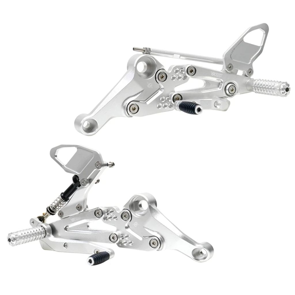 【並行輸入品】Aprilia RS660/Tuono660 2021 2022 2023 2024 2025用 バイクCNC調整式リアセット フットレストの画像