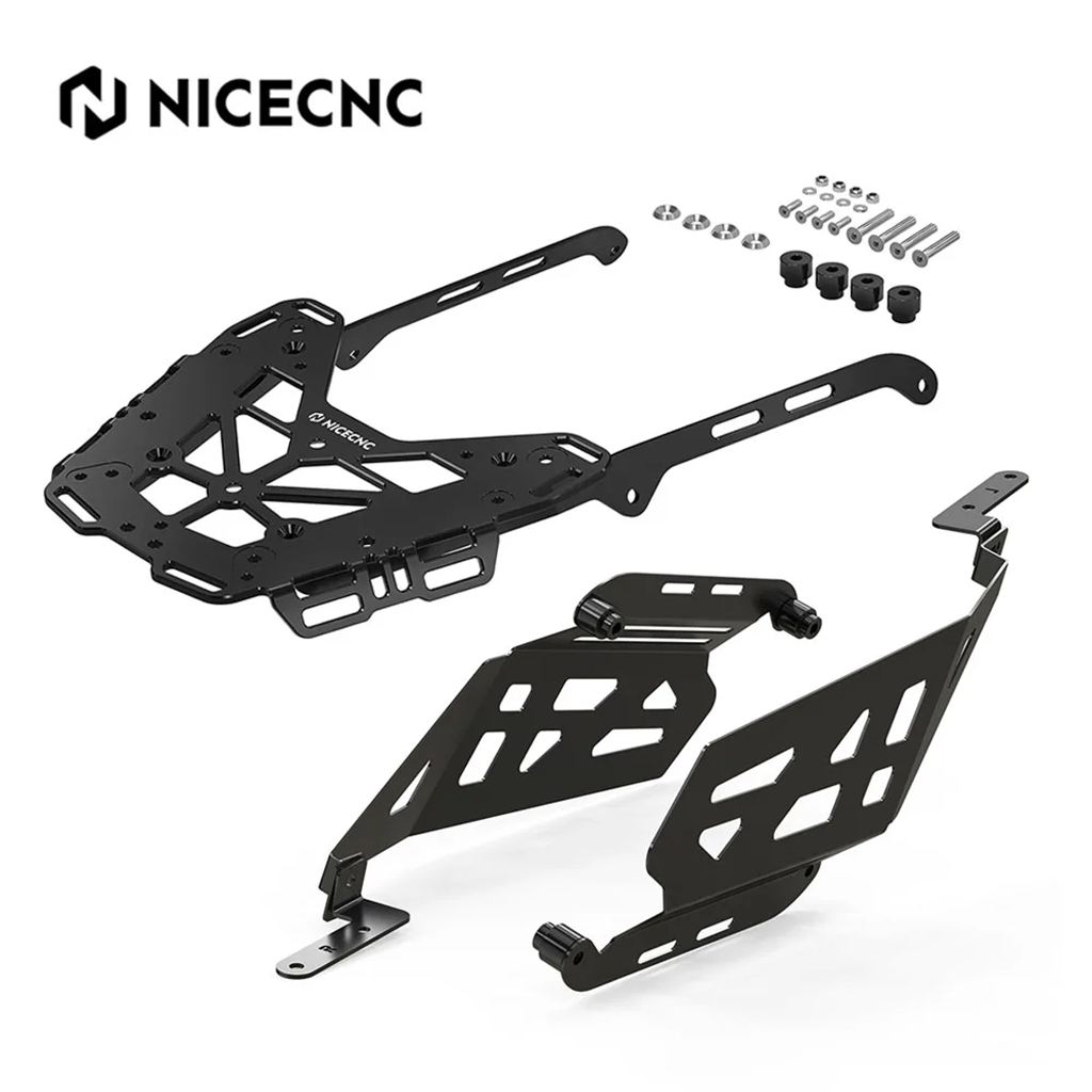 【並行輸入品】NICECNC ヤマハ Tenere 700 2019-2024 キャリアサイドキャリアサドルバッグサポートピリオンシートハンドル Tenere 700 アクセサリーの画像