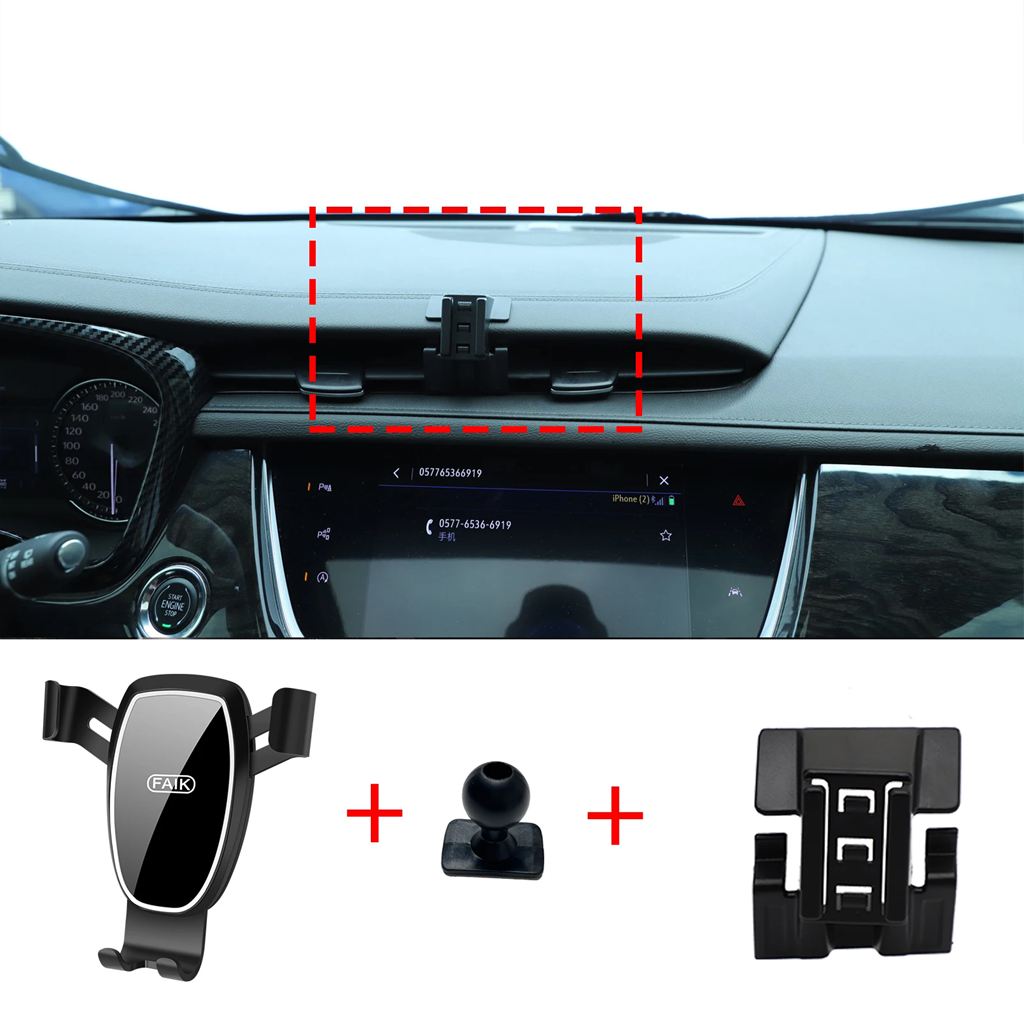 並行輸入品】携帯電話ホルダーキャデラック XT6 XT5 2016 ? 2025 GPS