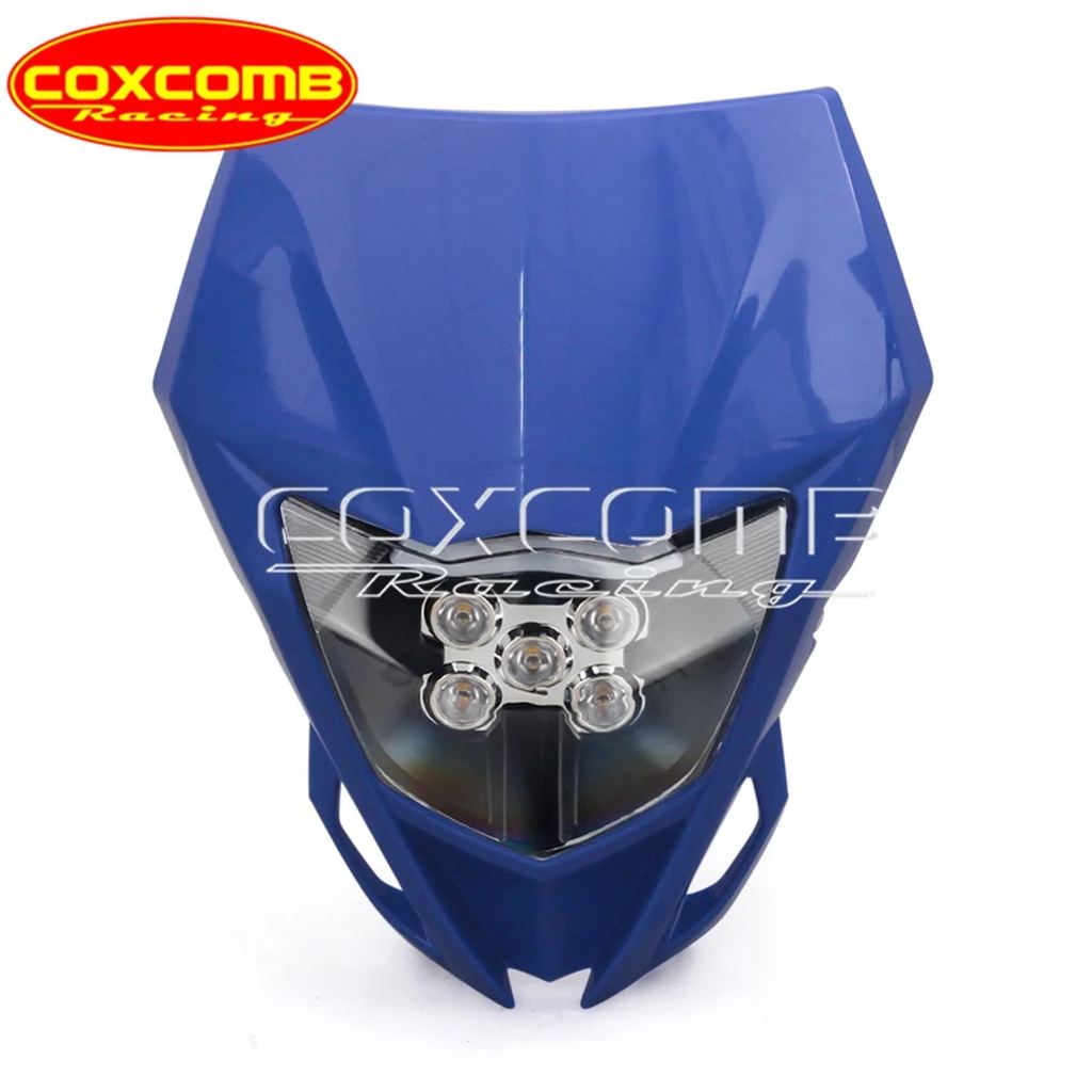 【並行輸入品】スーパーモト-エンデューロLEDヘッドライト ヤマハ用フロントライト yz125 yz250 yz450 yz450f wr250 wr450 yz85 wr125r tt250rの画像