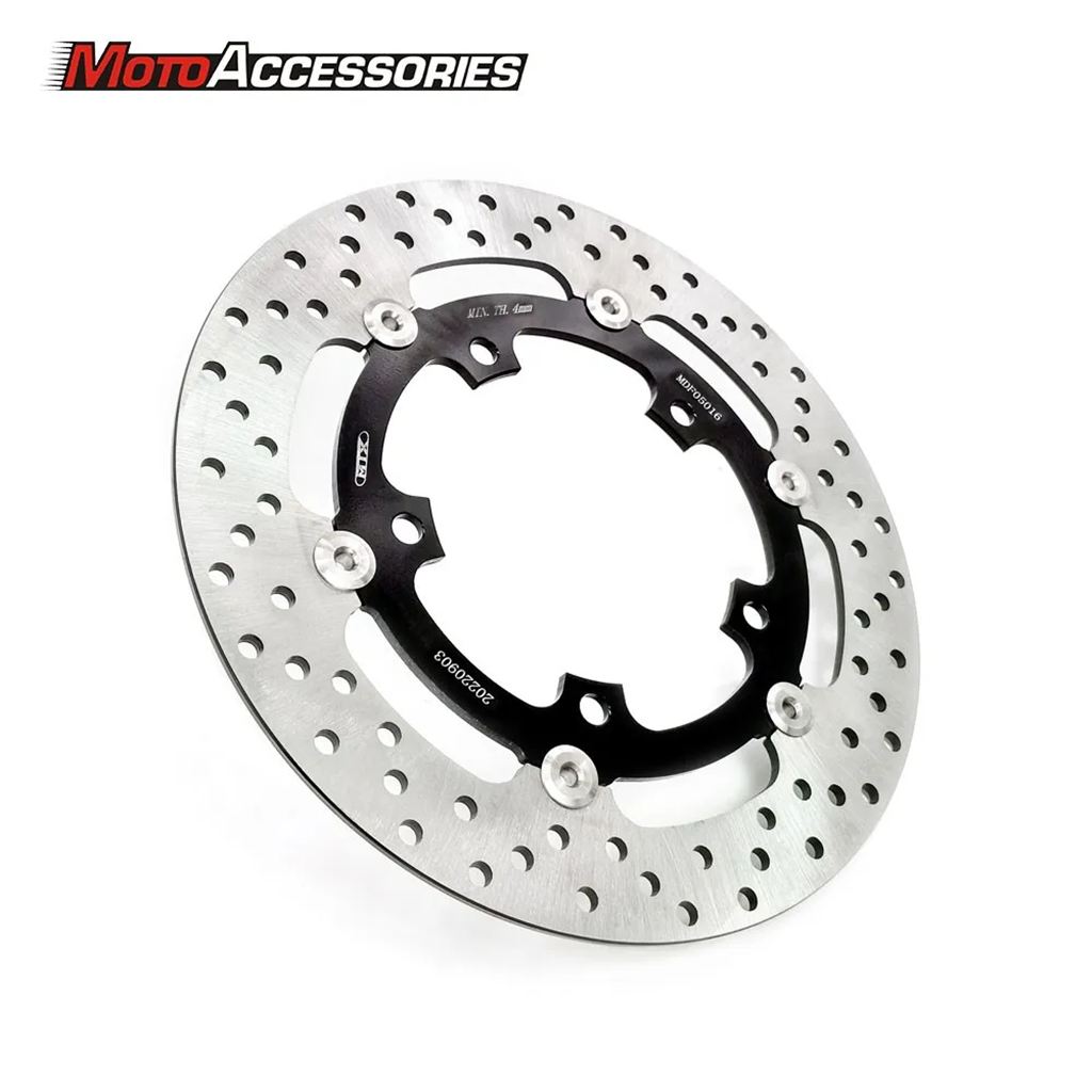 【並行輸入品】Suzuki sfv650グラディウス用バイク 二輪フロント右側ブレーキローターディスク シティフロント フローティングディスク バイクアクセサリーの画像