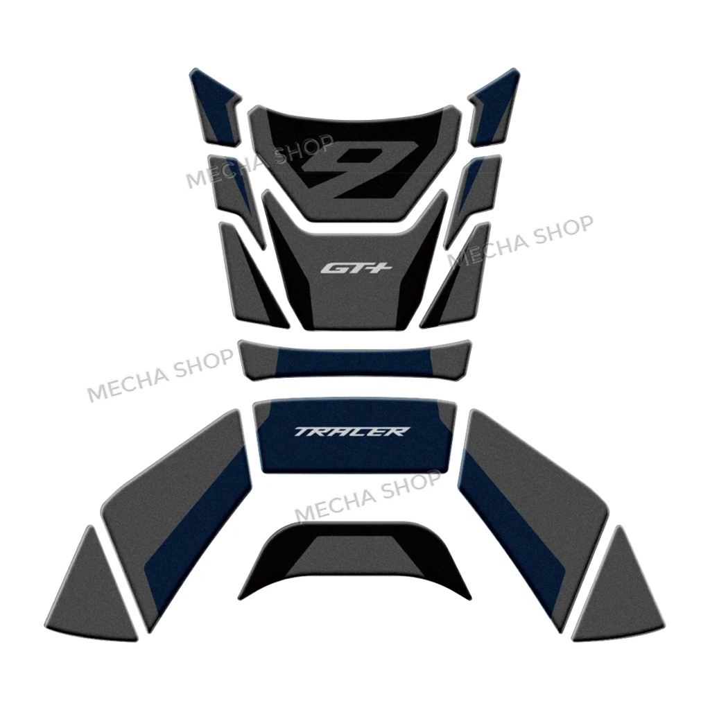 【並行輸入品】トレーサー 9GT タンクパッドバイク燃料タンク保護デカールキットハンドガード 3D ステッカートレーサー 9 GT + 2025_3