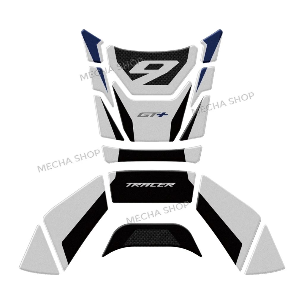 【並行輸入品】トレーサー 9GT タンクパッドバイク燃料タンク保護デカールキットハンドガード 3D ステッカートレーサー 9 GT + 2025_4