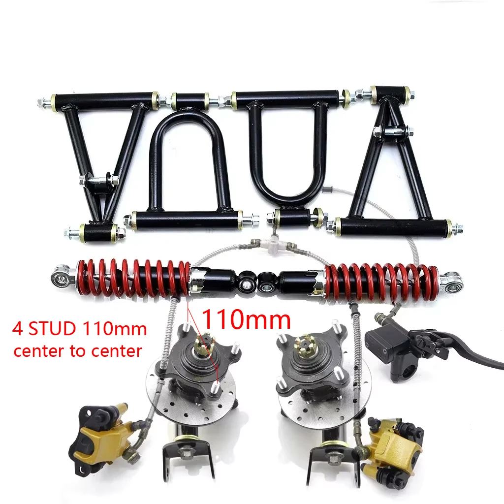 【並行輸入品】220 mmサスペンションスイング A アーム上部/アンダーステアリングナックルスピンドル 3/4 スタッドホイールハブショックブレーキキャリパーの画像