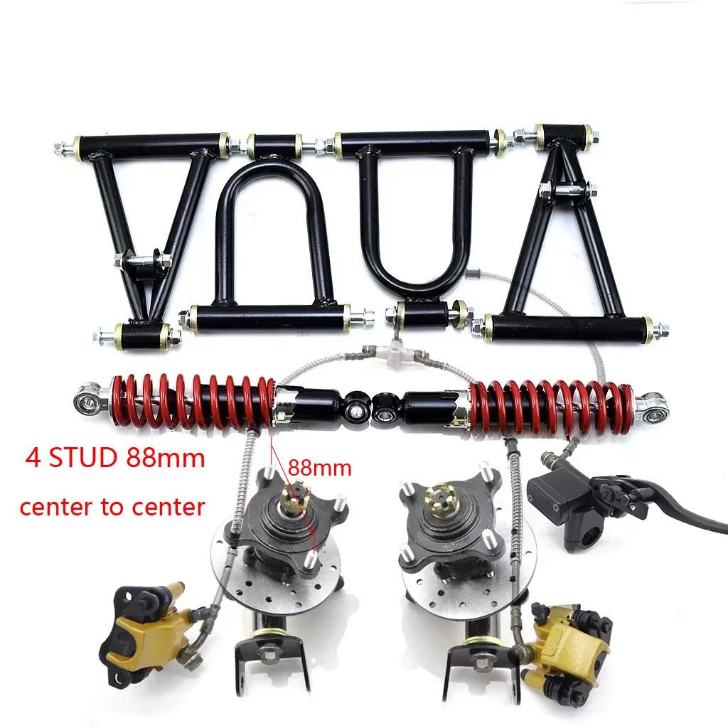 【並行輸入品】220 mmサスペンションスイング A アーム上部/アンダーステアリングナックルスピンドル 3/4 スタッドホイールハブショックブレーキキャリパーの画像