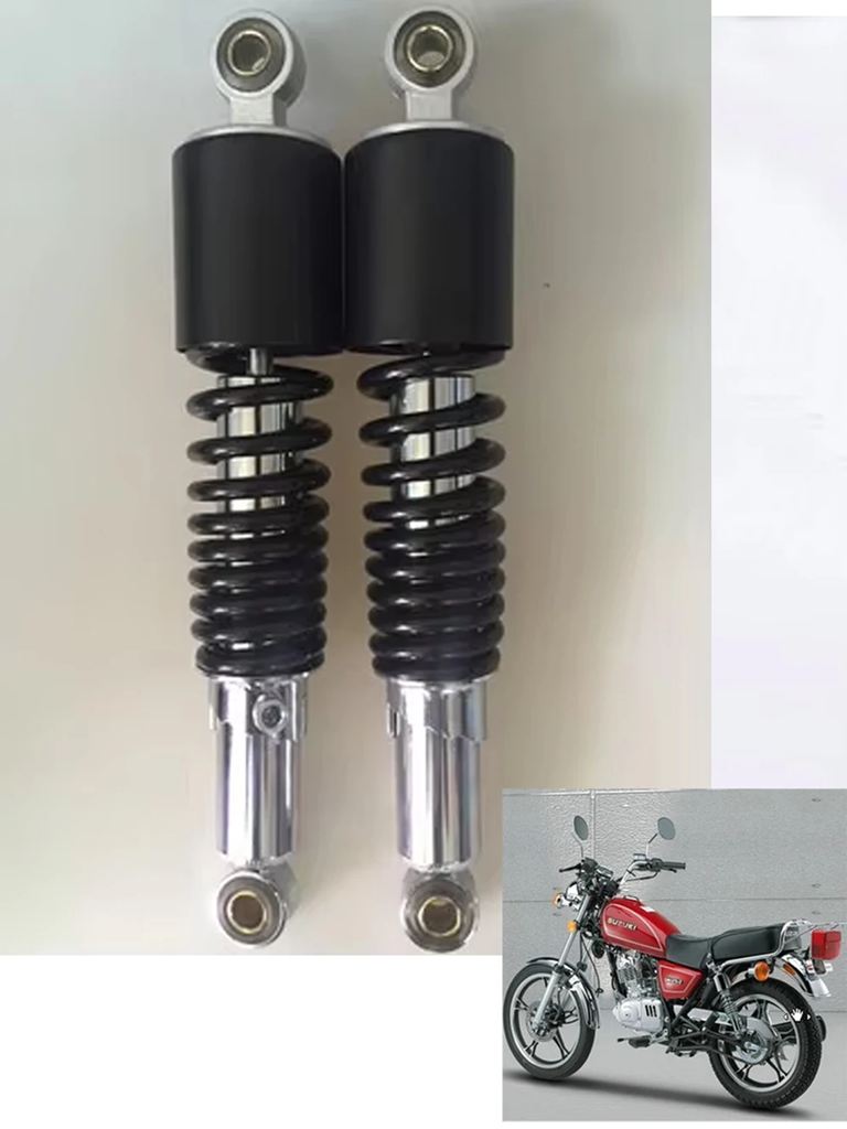 【並行輸入品】スズキGN125 GN 125用310mmコンフォートモデルバイクリアショックアブソーバーサスペンションカバー スペアパーツアクセサリーの画像