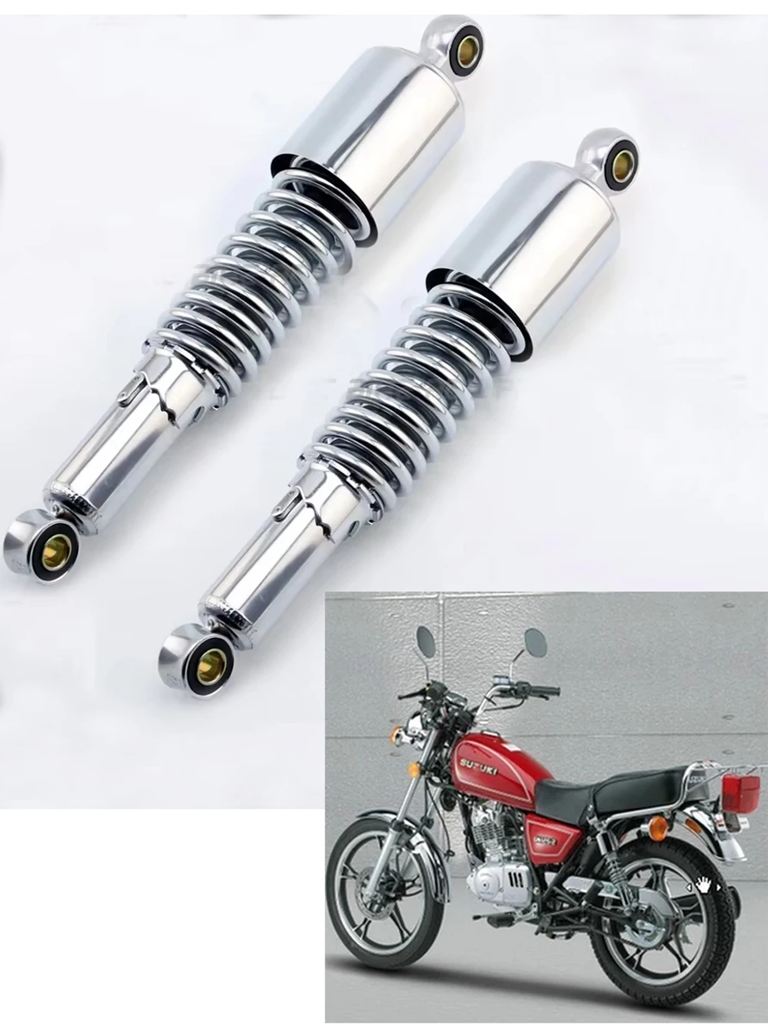 【並行輸入品】スズキGN125 GN 125用310mmコンフォートモデルバイクリアショックアブソーバーサスペンションカバー スペアパーツアクセサリーの画像