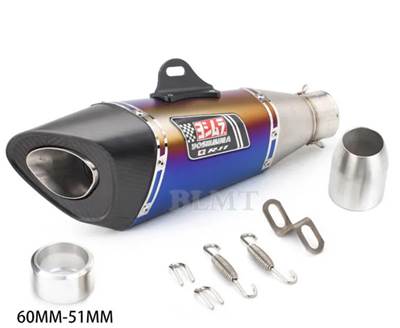 【並行輸入品】 汎用 51 mm 60 mmバイク排気 Db キラー吉村 R11 マフラー Z900 GSXR1000 SV650 R6 R3 ZX6R ZX10 K7 MT07 MT09の画像