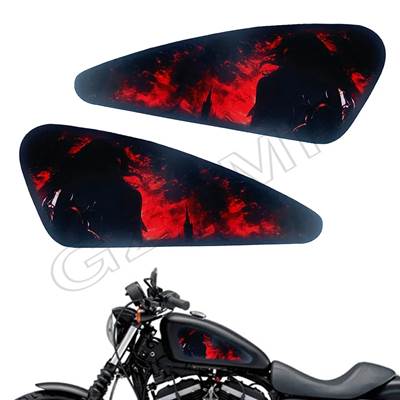 並行輸入品】 バイク燃料タンクデカール ハーレースポーツスターxl 883