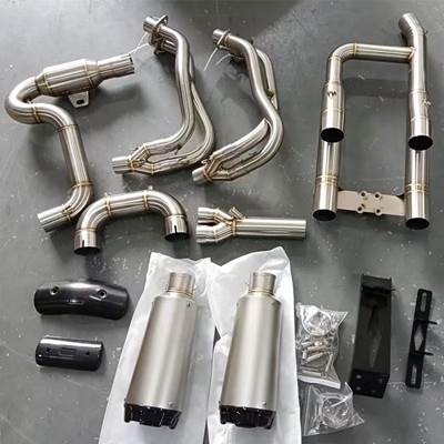 【並行輸入品】 バイク 二輪用フロントエキゾーストサイレンサー カワサキZx4rr zx4r 全年間 zx25r 2022_1
