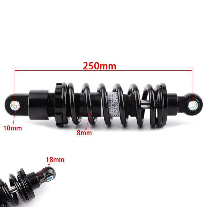 250mm調整可能なオートバイリアショックアブソーバー、ヘビーデューティメタルショックアブソーバーサスペンション、ATVの普遍的な交 バイク サスペンション 250mmの商品一覧 通販 - Yahoo!ショッピング