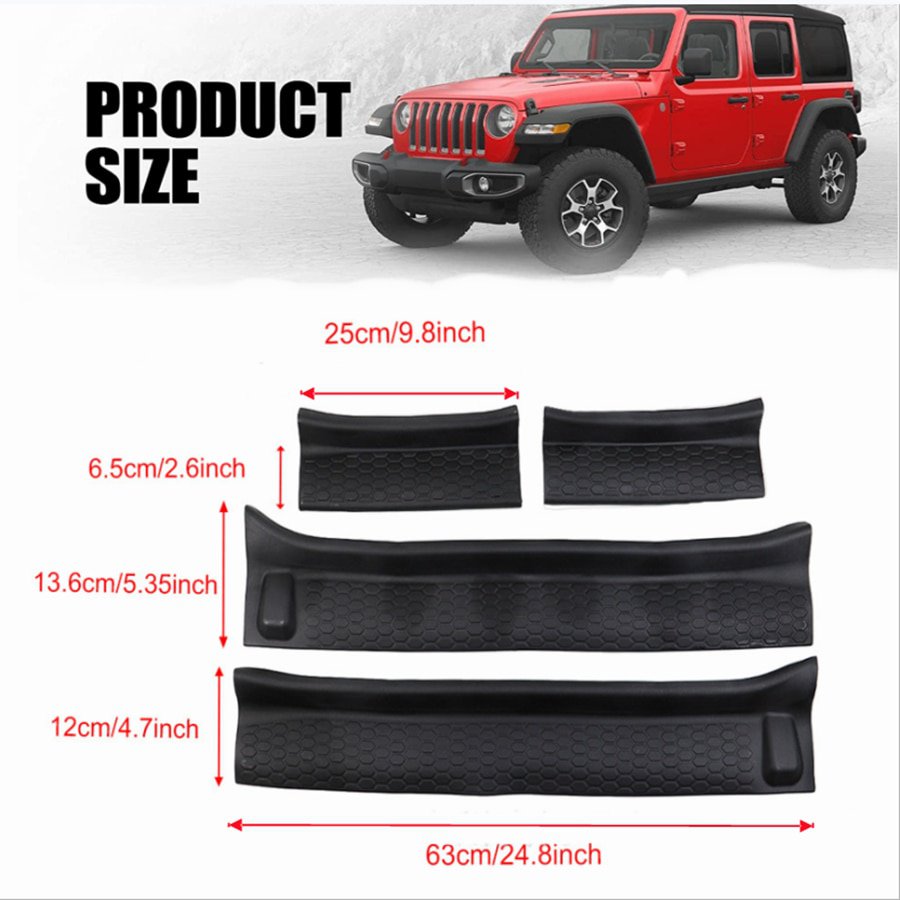 ジープ JLラングラー　純正　マッドフラップ　4枚セット　リベッター(工具付き) 最終価格 jeep JLラングラー 純正 マッドフラップ 前後4枚セット