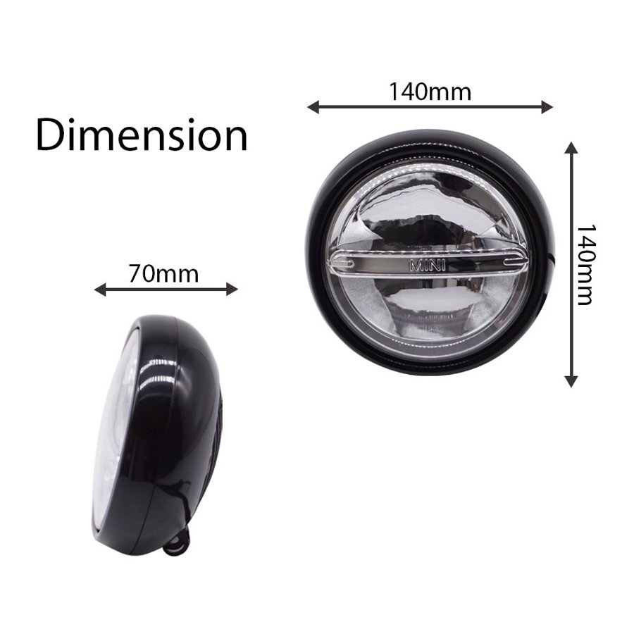 並行輸入品】 BMW ミニクーパー LED デイタイムランニングライト f55