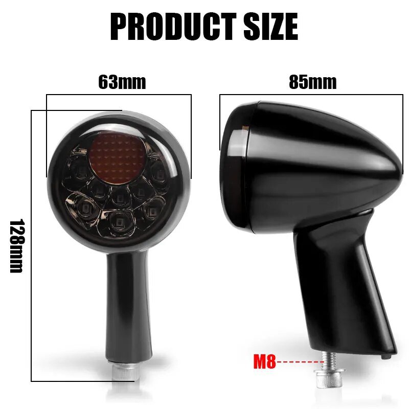 【並行輸入品】 ハーレー sportster LED テールライト ウインカー Drl ブレーキ アルミ フラッシュ インジケーター sportster xl883 xl1200 1992の画像