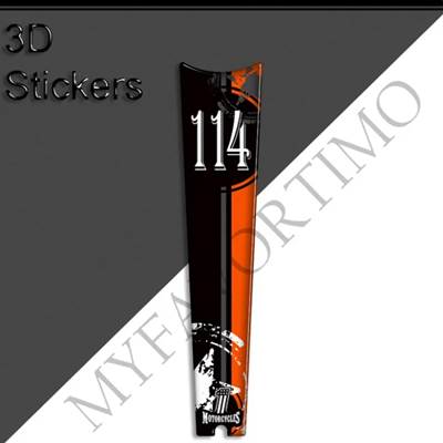 並行輸入品】 ハーレーダビッドソン3Dステッカー ストリート ボブ114