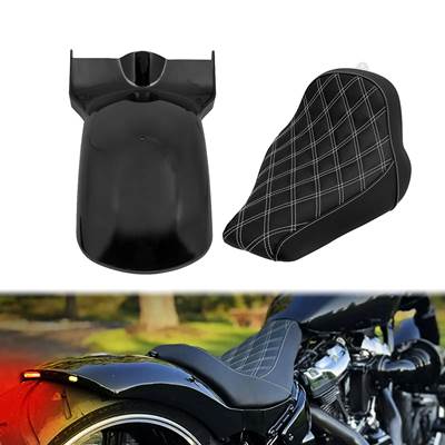 FXBR 117 リアフェンダー フルセット ハーレー 純正 LEDウインカー ハーレー FXBR ブレイクアウト リアフェンダーキット (未塗装)本