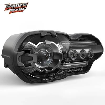 【並行輸入品】 K1200r-バイク 二輪ヘッドライト LEDヘッドライトアセンブリ BMW K1200 K1300 1200 1300 r 1200r 1300r 20062016用_1