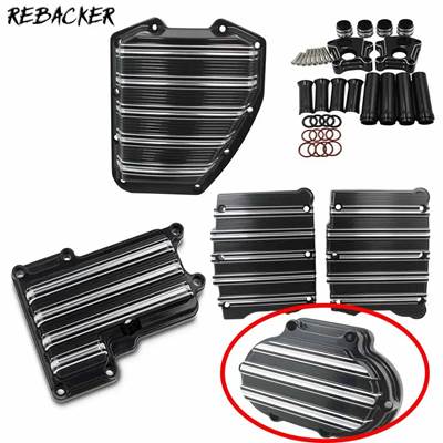 【並行輸入品】 バイクトランスミッションボックス トップ サイドカムケース ハーリーツーリング dyna ファットブ ロードグライド 2008-2013ソフトウェアの画像