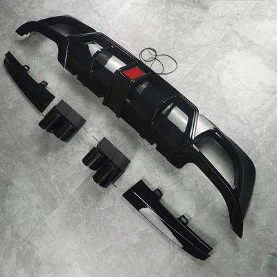 並行輸入品】 リアディフューザー-スプリッターランプクワッド