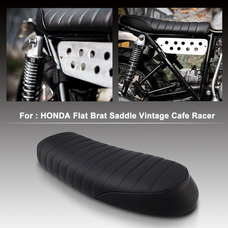 並行輸入品】 ヴィンテージ バイク サドル シート フラットシート