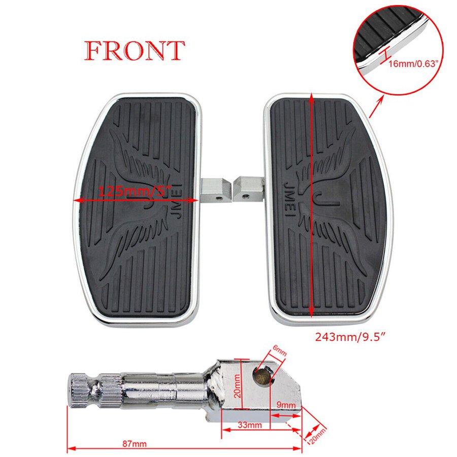 【並行輸入品】 オートバイ バイク フロントライダー リアフットペグ floorboards for Kawukollo 400 800 900 vn400 vn800 vn900 クラシック カスタム_1