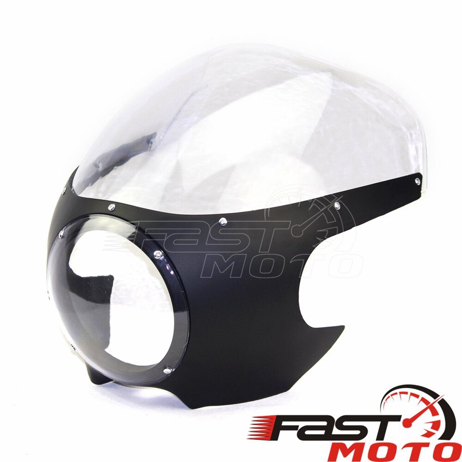 【並行輸入品】 カフェレーサー ヘッドライト フェアリング ウインドスクリーン ハーレースポーツスター 883 1200 xl dyna_5