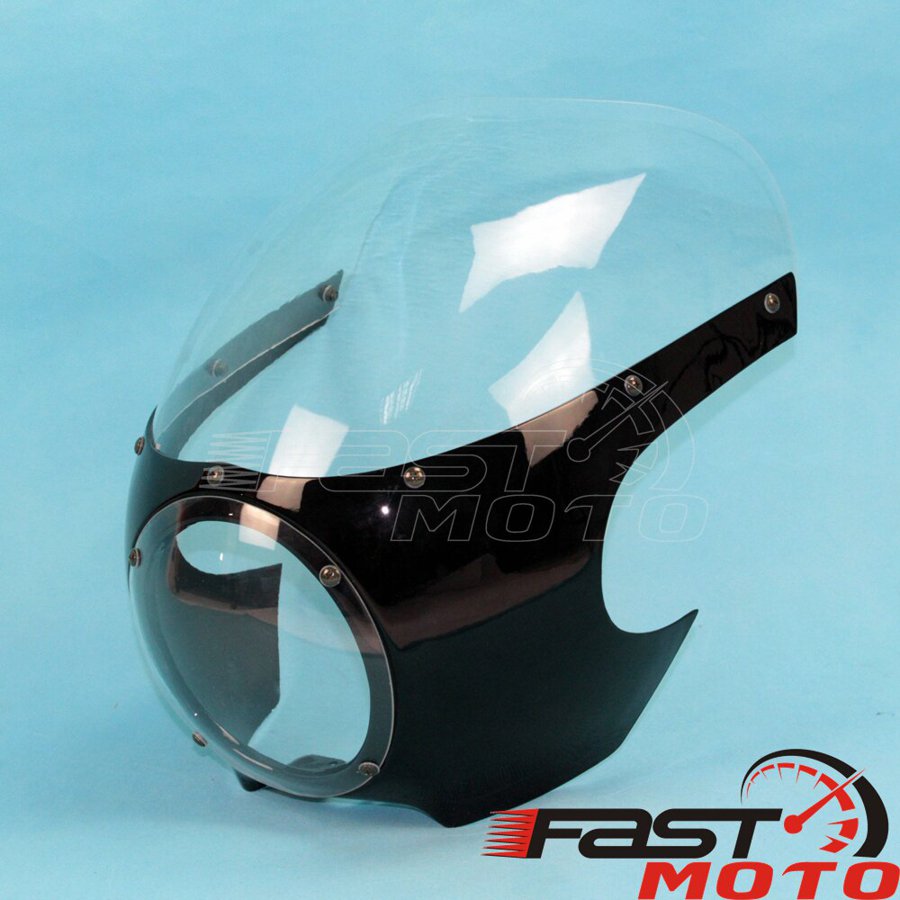 【並行輸入品】 カフェレーサー ヘッドライト フェアリング ウインドスクリーン ハーレースポーツスター 883 1200 xl dyna_1